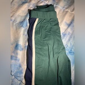 Stella Tweed Emerald and Navy Leggings